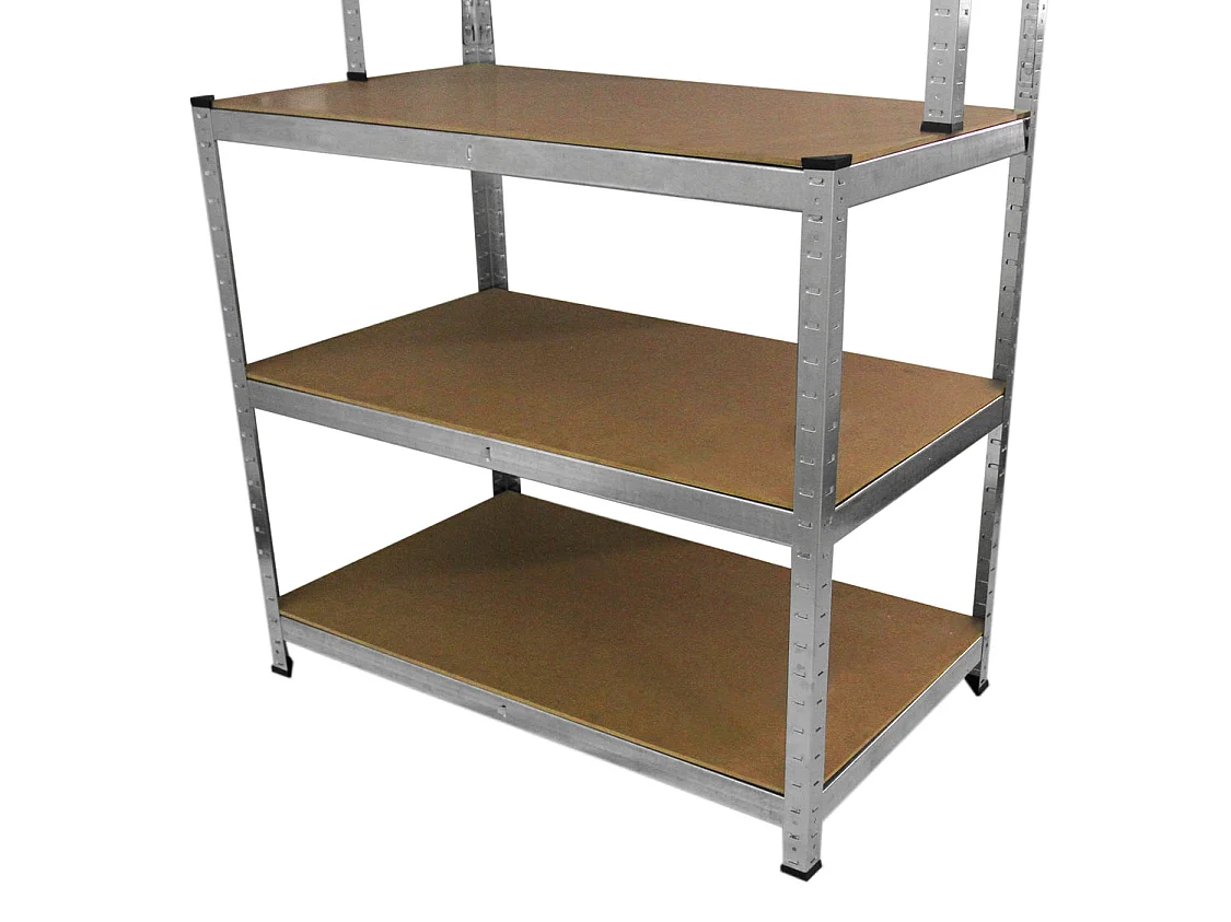 Etabli de Garage Etagère de Rangement en Acier Galvanisé Sans Boulons