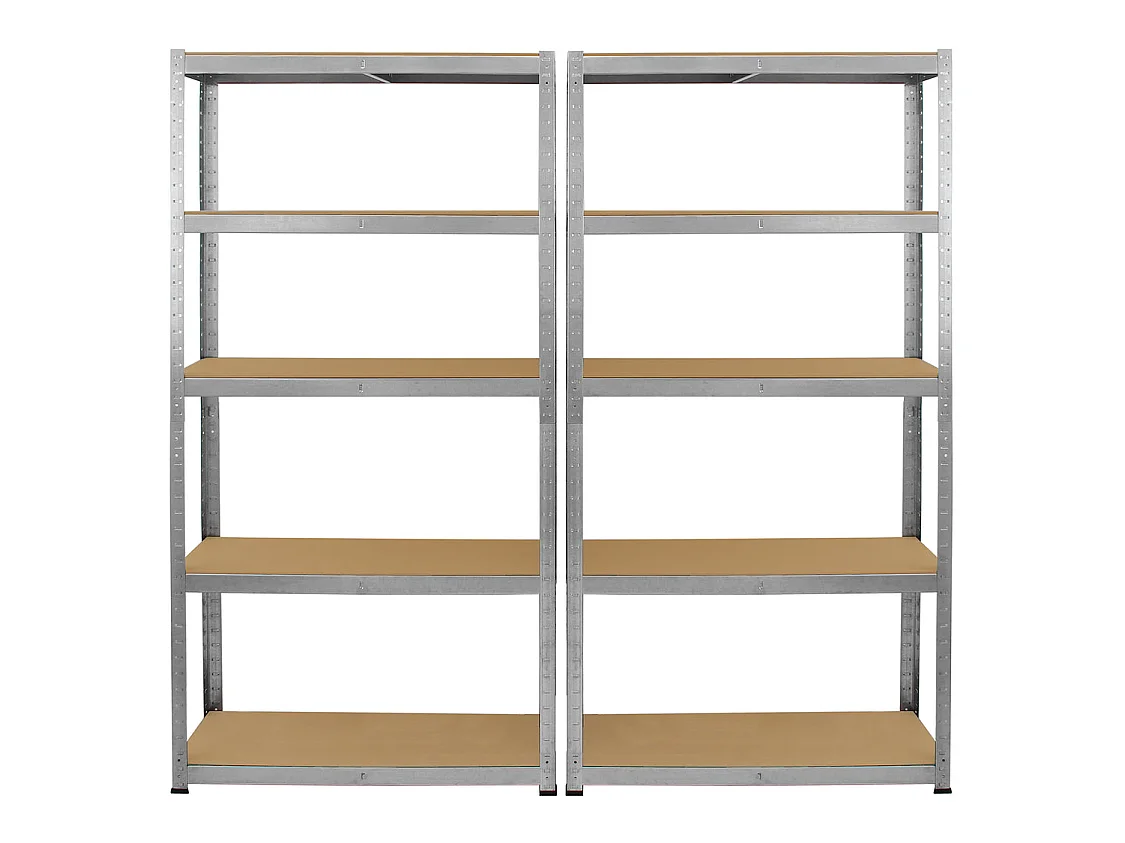 4 Tablettes x acier galvanisé rayonnage MDF Heavy Duty Racking Storage Baies 5 Tier