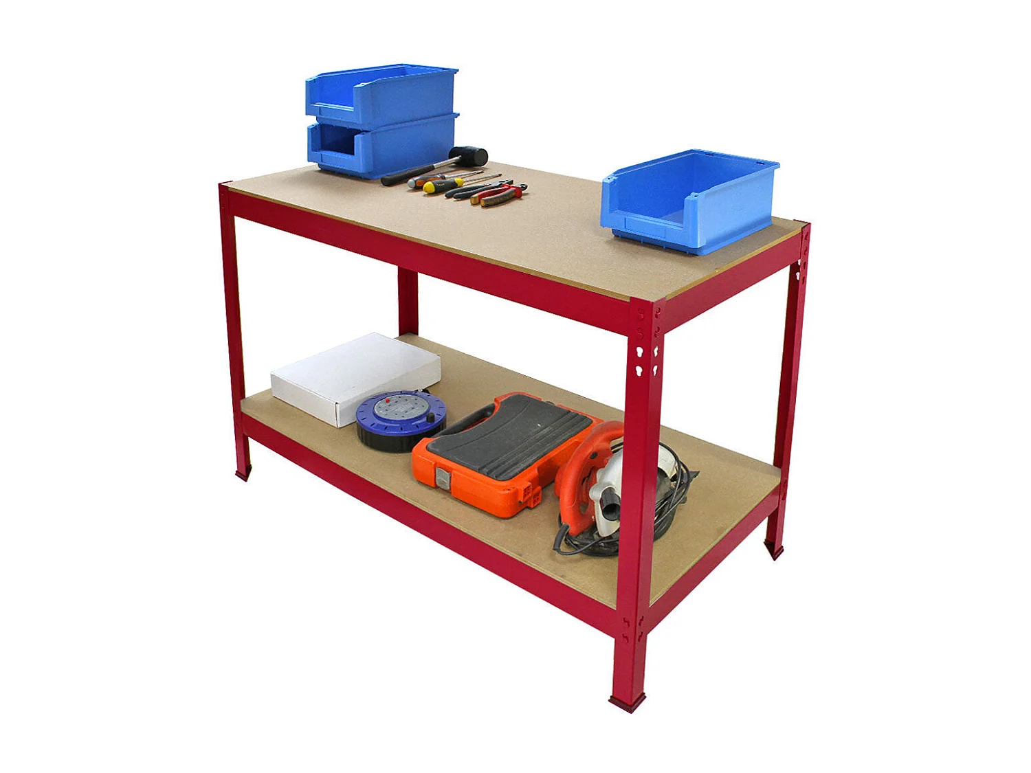 Q-RAX Red Workbench 100cm