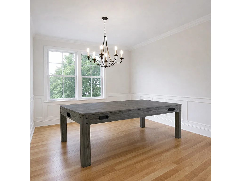 Mesa Multijuego 7 en 1 Billar Ping Pong Air Hockey Ajedrez con Accesorios