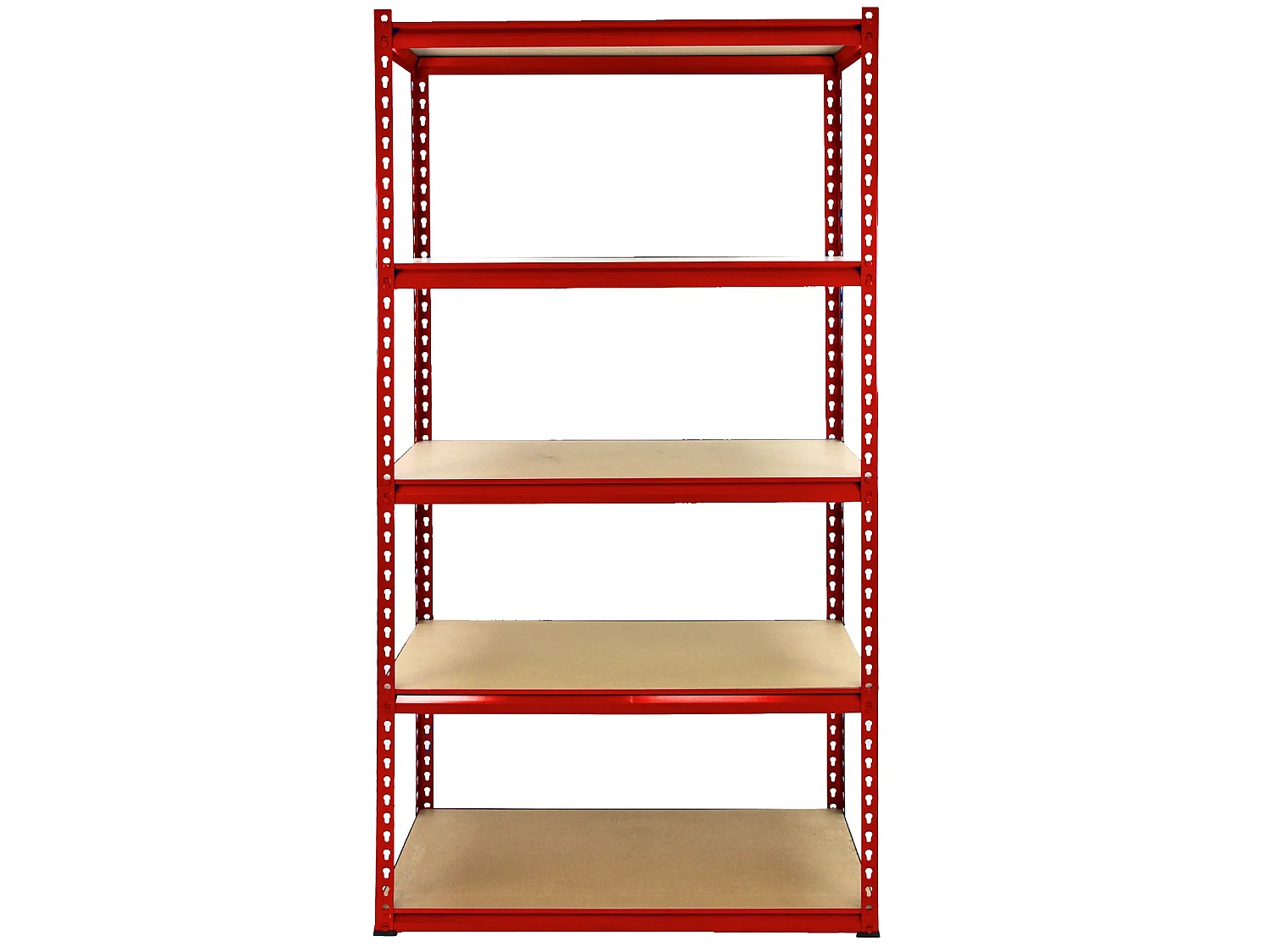 Monster Racking - 1 Rayonnage d'Angle Z-Rax Rouge et 4 Rayonnages Z-Rax Rouges 90cm x 45cm x 183cm