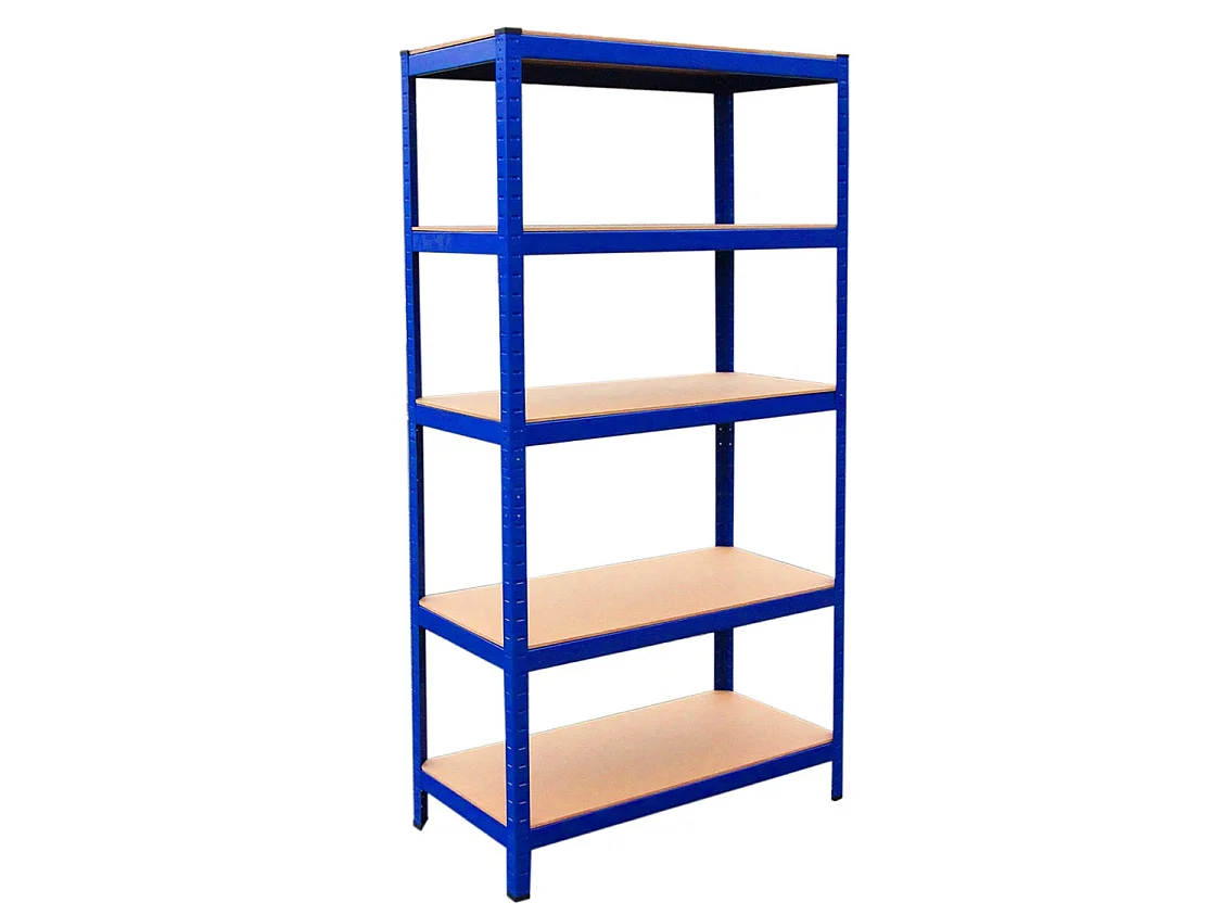 Ensemble de Rangement Garage - 5 T-Rax 90cm, 2 T-Rax 75cm & 1 Établi Q-Rax 120cm
