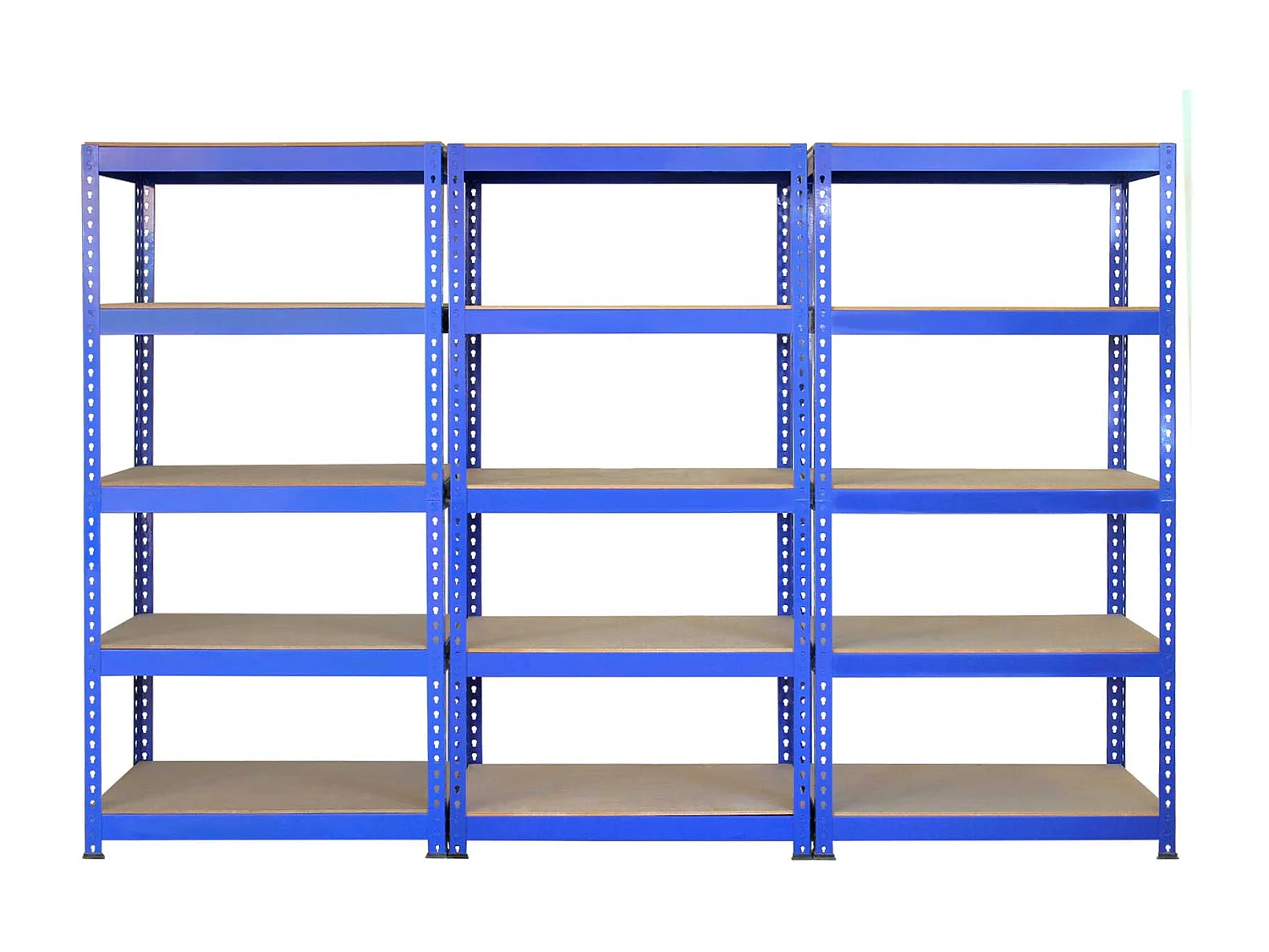 Scaffale da Garage ad Incastro Q-Rax - Blu - 90cm x 50cm - 5 Pezzi