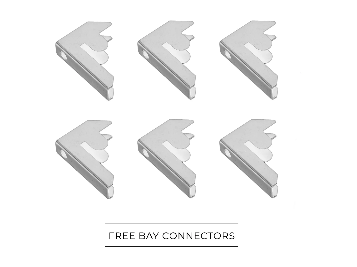 Scaffale da Garage ad Incastro E-Rax - Bianco - 90cm x 40cm - 3 Pezzi