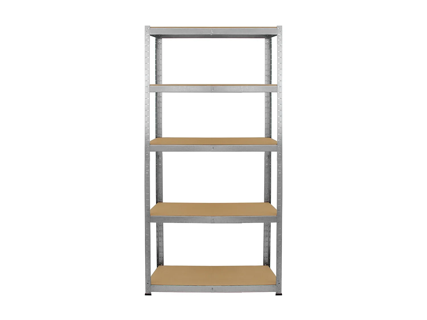 Scaffale da Garage Galvanizzato ad Incastro Galwix - 90cm x 30cm - 6 Pezzi