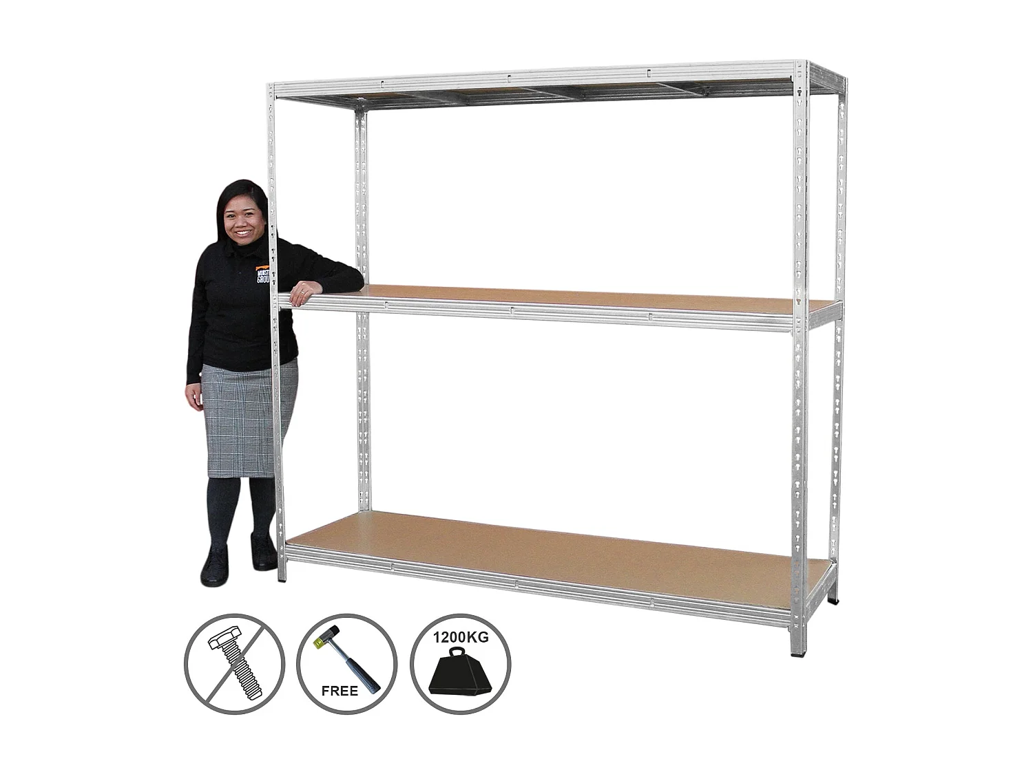 Scaffale HD Rax per Uso Pesante - 200cm