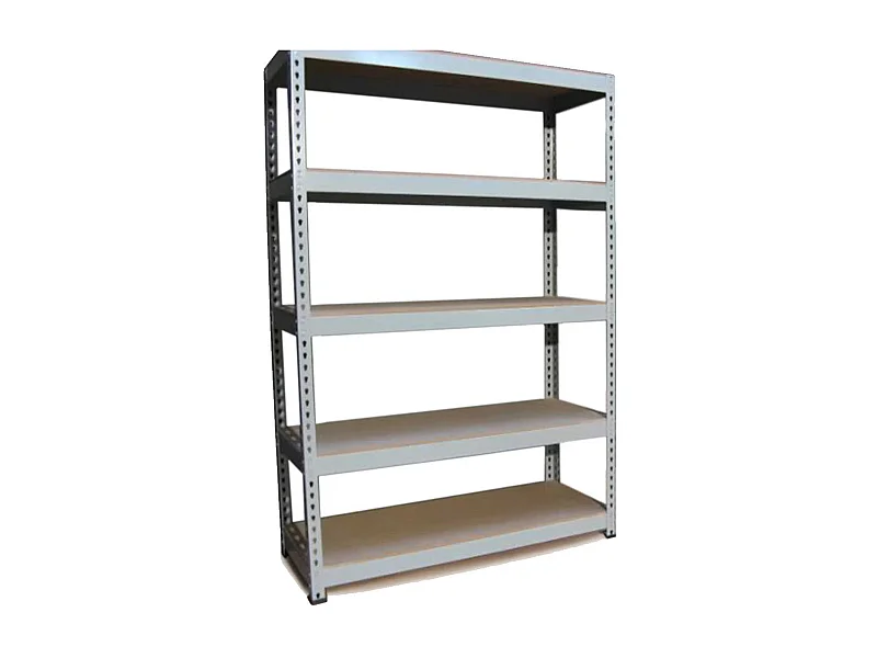 Scaffale da Garage ad Incastro Q-Rax - Grigio - 120cm x 50cm - 5 Pezzi