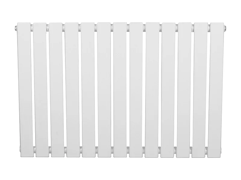 Horizontale Design Radiator Vlakke Panelen - 1 kolom - wit - 600 x 910mm