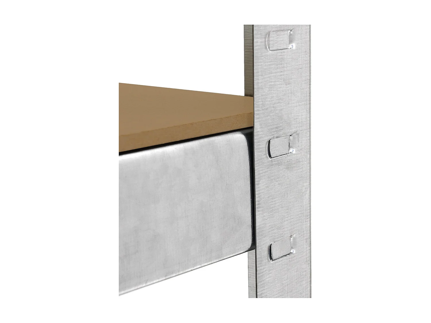 Scaffale da Garage Galvanizzato ad Incastro E-Rax - 90cm x 40cm - 2 Pezzi