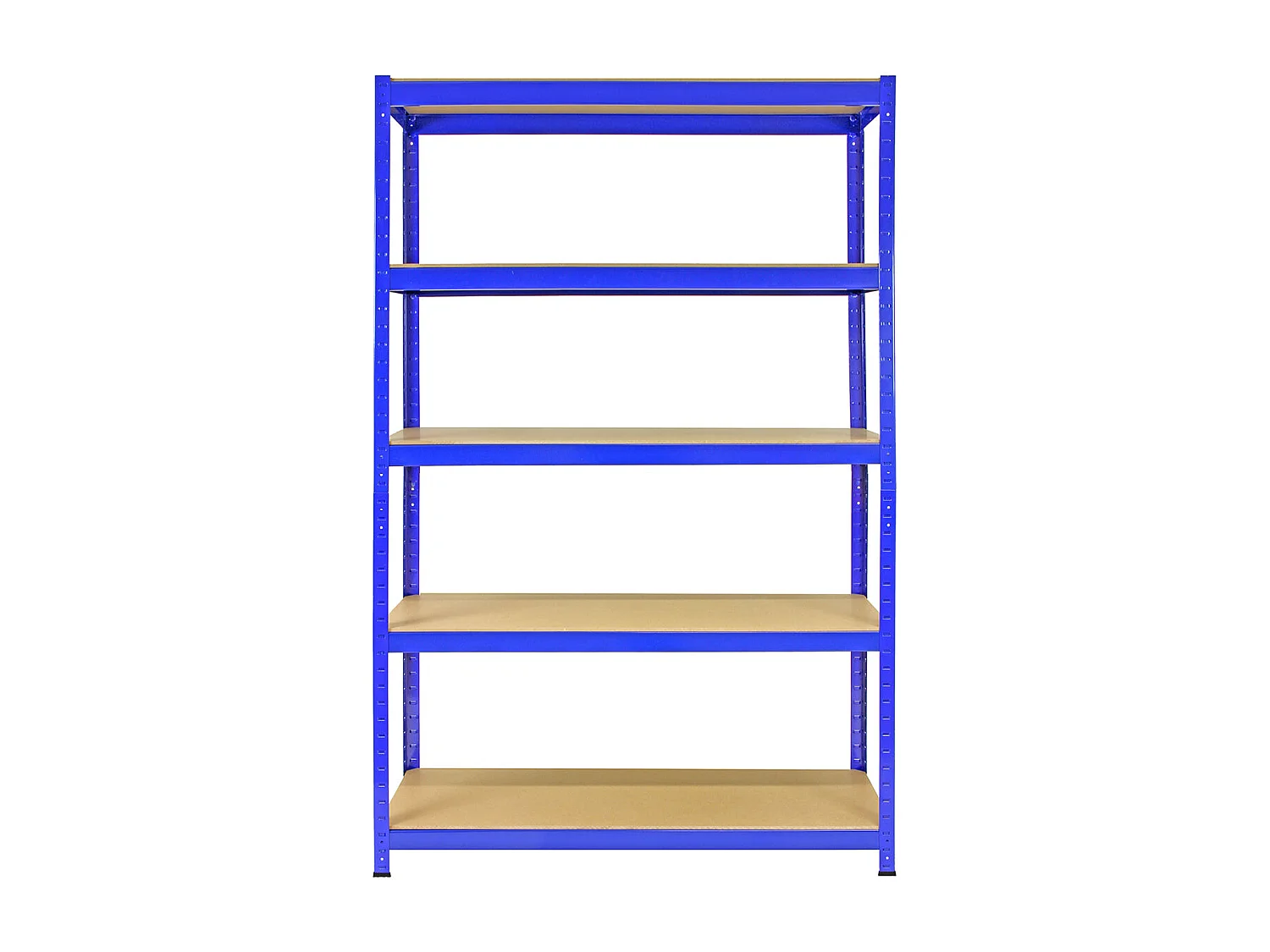 3 Scaffali T-Rax In Acciaio Senza Bulloni Blu 120cm