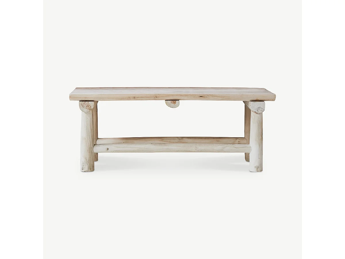 Kilim - Decorative solid teak bench