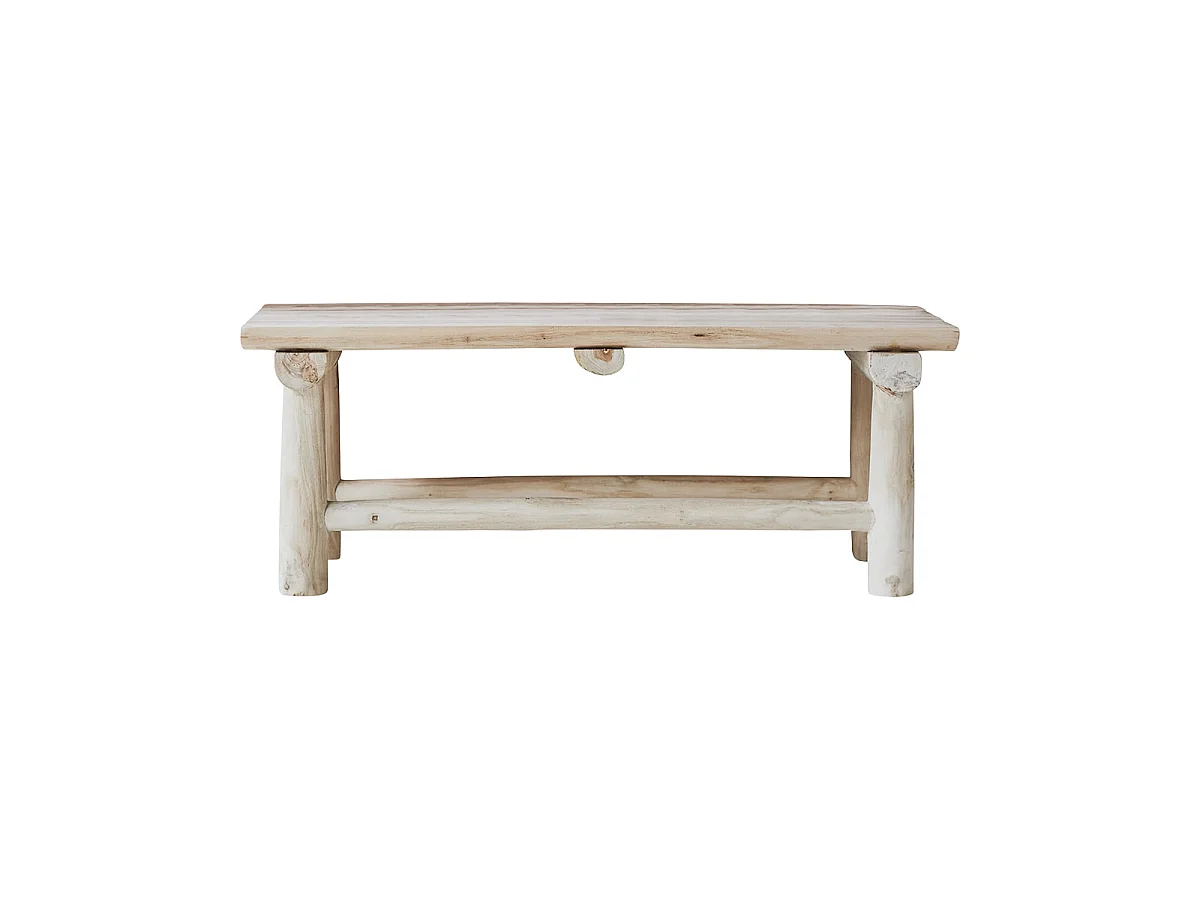 Kilim - Decorative solid teak bench