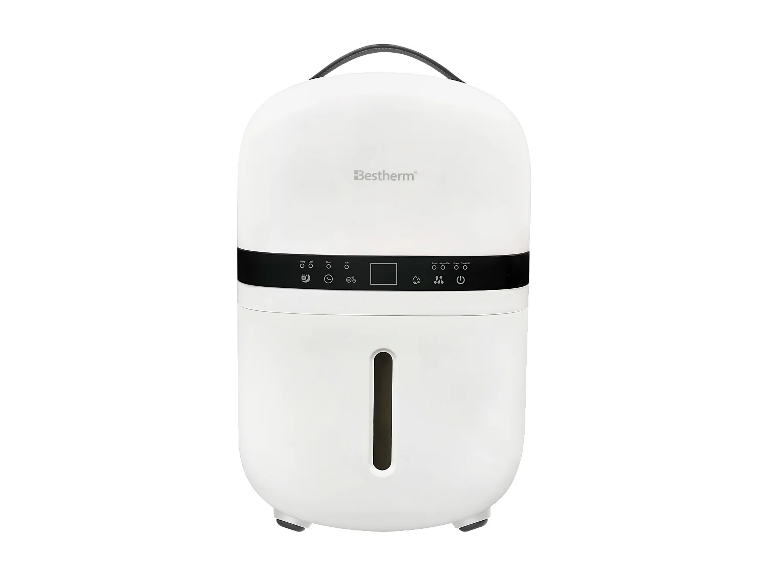 Déshumidificateur d'air BESTHERM - Nova 5L/jour, fonction purificateur d'air, filtre à charbon actif anti-odeurs, avec minuterie 24h