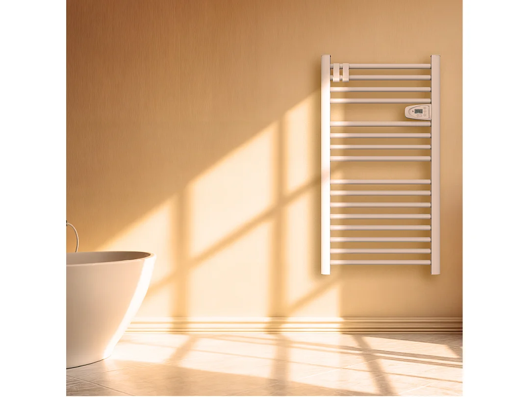 Sèche-serviette électrique sans fluide 500W H.98xL54cm Bestherm HESTIA blanc