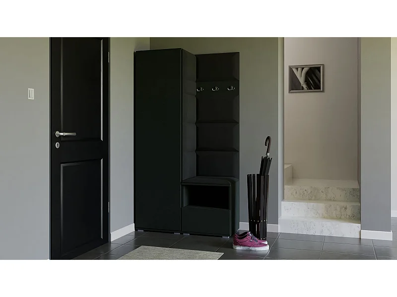 Halcombinatie Nela I - 100 cm - Grafiet - Trinity 16 - Zwart