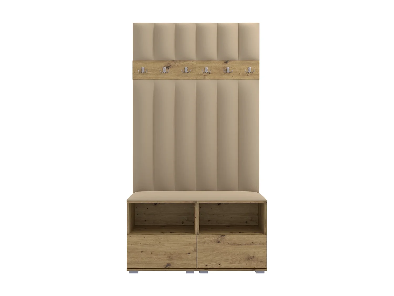 Halcombinatie Nela III LUX - 100 cm - Artisan Eiken - Trinity 04 - Beige