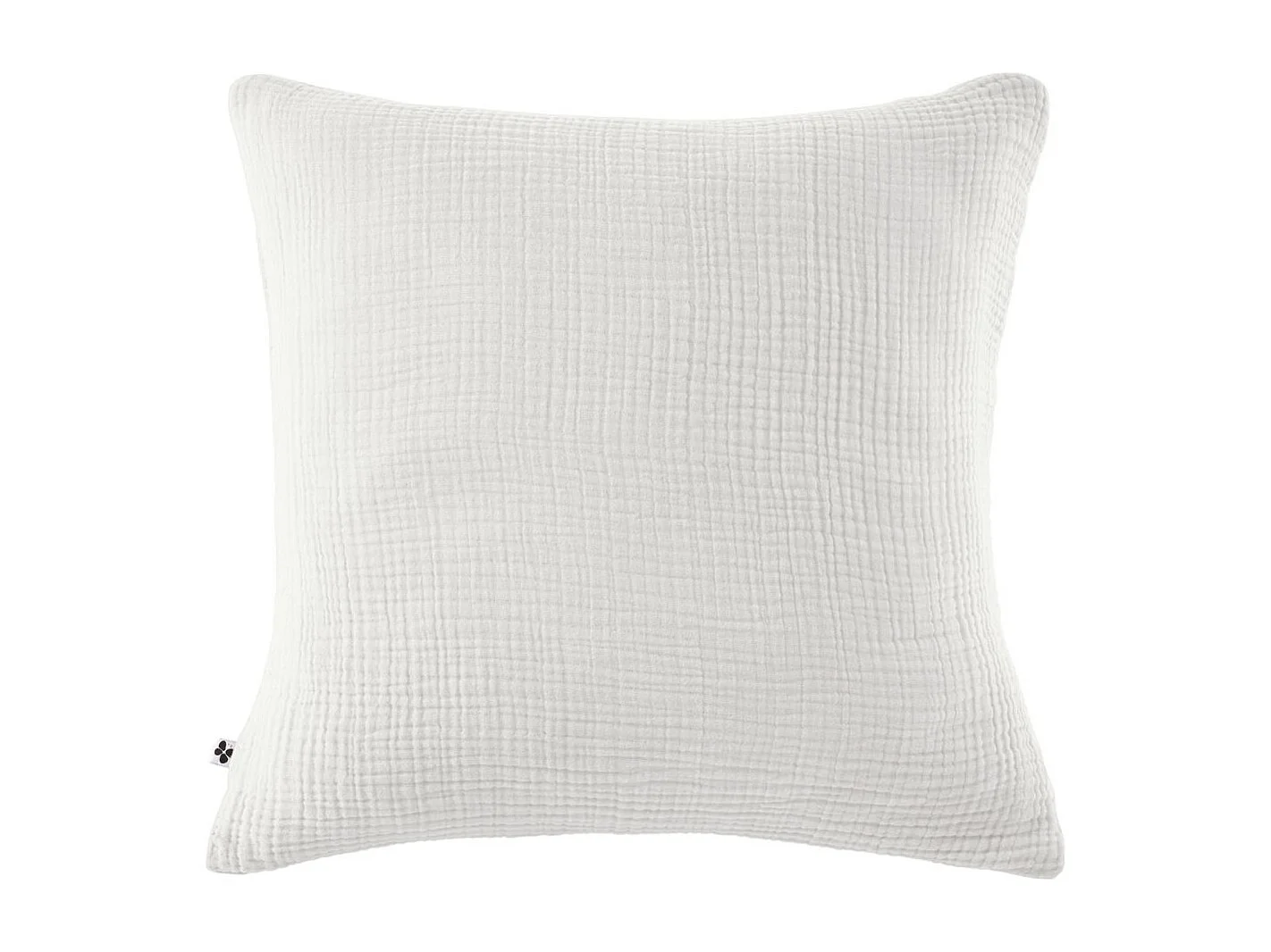 Taie d'oreiller 80x80cm gaze de coton coloris Chantilly - INALIA