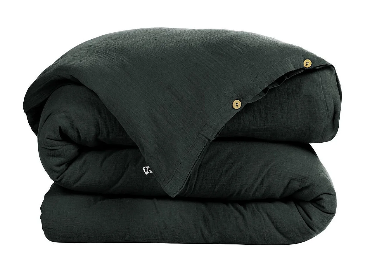Housse de Couette 240x220cm Gaze de Coton Sapin - OUREA