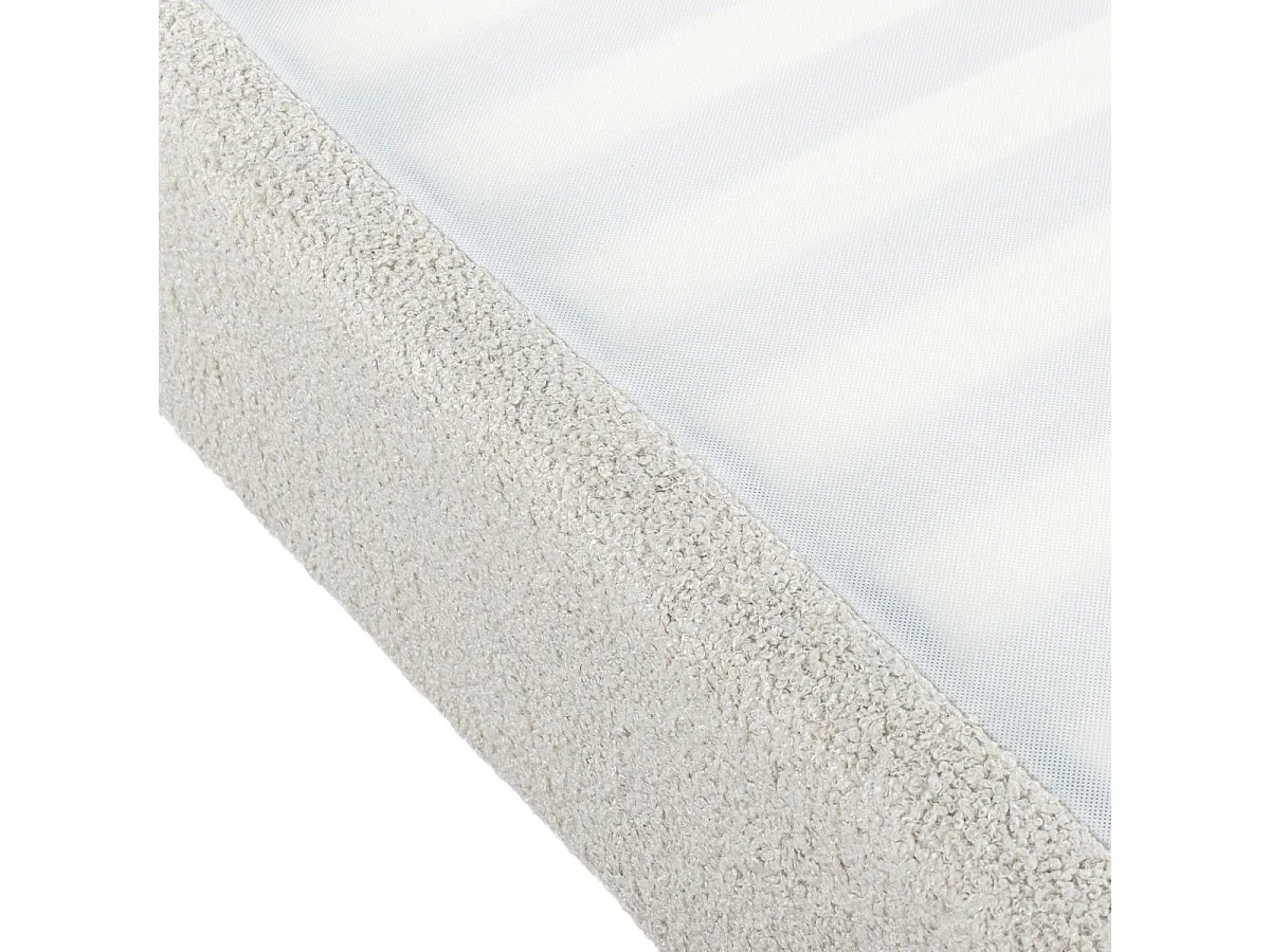 Sommier Tapissier Démontable 160x200cm bouclette crème - TAPIKIT