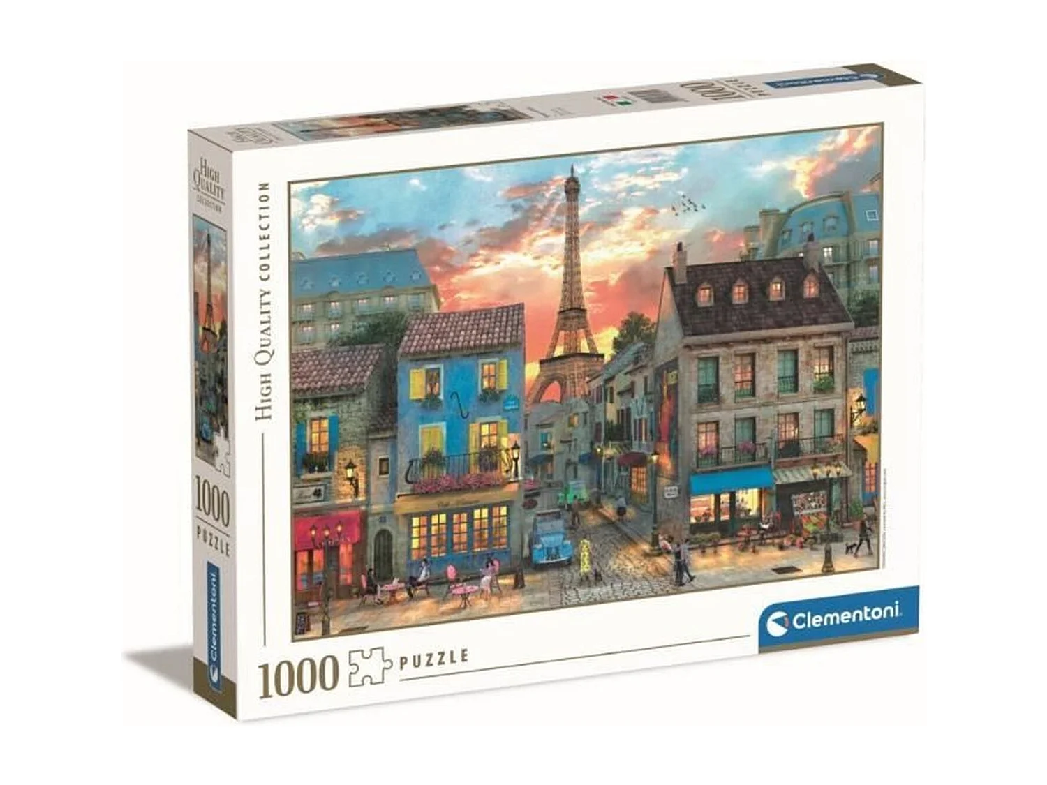 Clementoni - 1000 p Straten van Parijs - 70 x 50 cm