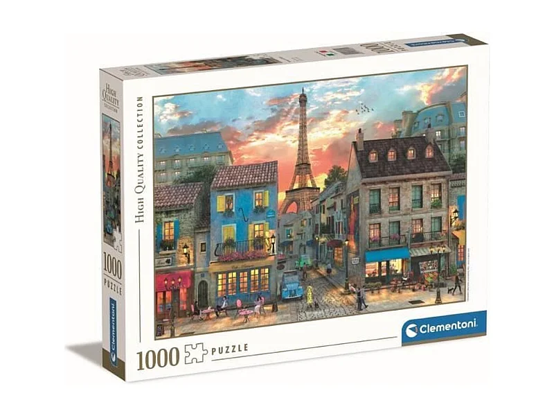 Clementoni - 1000 p Straten van Parijs - 70 x 50 cm