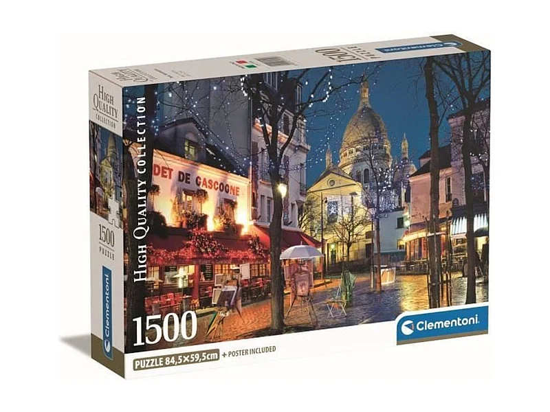 Clementoni - 1500 p Parijs Montmartre - 59,2 x 84,3 cm