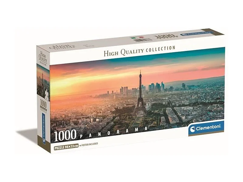 Clementoni - 1000 pagina's Panorama Parijs - 98 x 33 cm