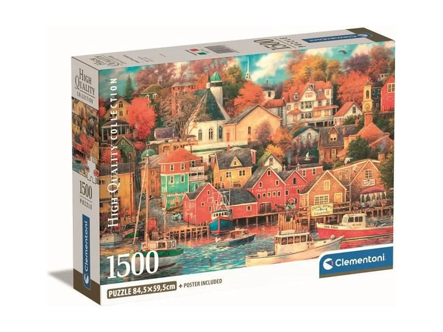 Clementoni - 1500 p Good Times Harbor - 59,2 x 84,3 cm