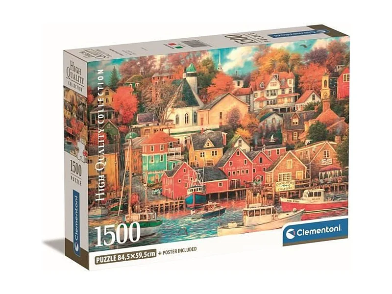 Clementoni - 1500 p Good Times Harbor - 59,2 x 84,3 cm