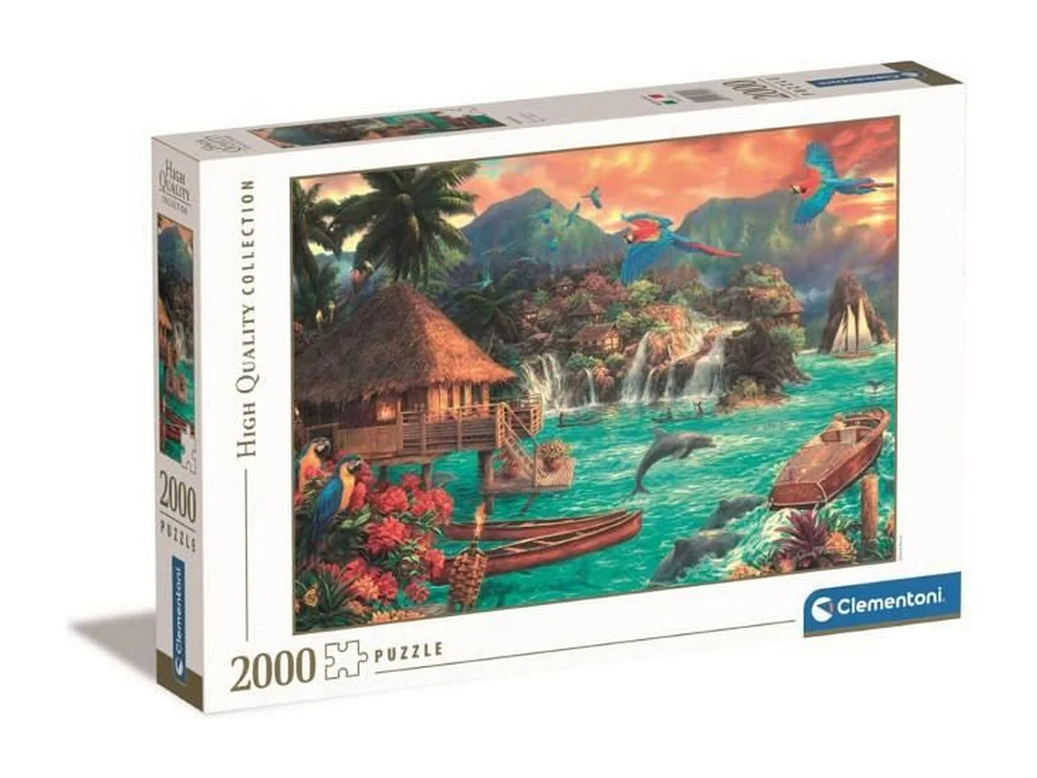 Puzzle - Clementoni - Islande Life - 2000 pièces - Multicolore - Mixte