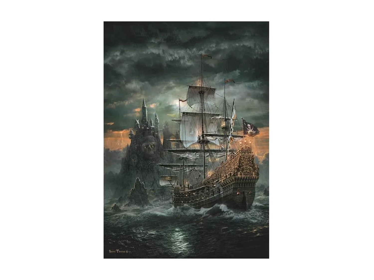 Clementoni - 1500 p Piratenschip - 59,2 x 84,3 cm