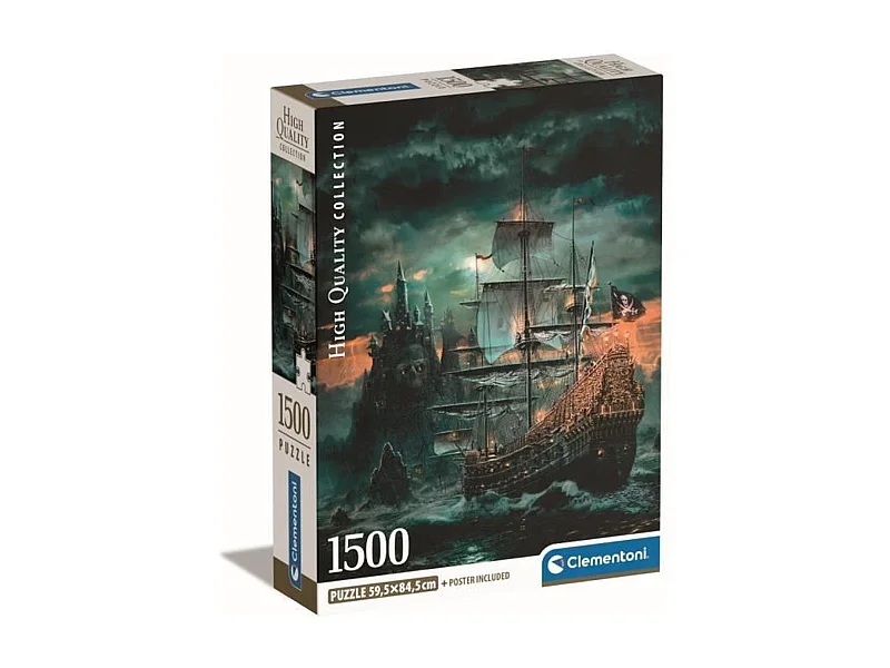 Clementoni - 1500 p Piratenschip - 59,2 x 84,3 cm