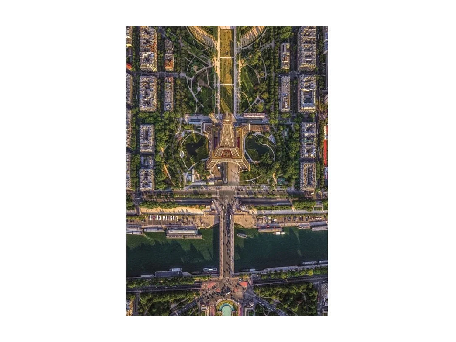 Clementoni - 1500 p Vlucht over Parijs - 59,2 x 84,3 cm