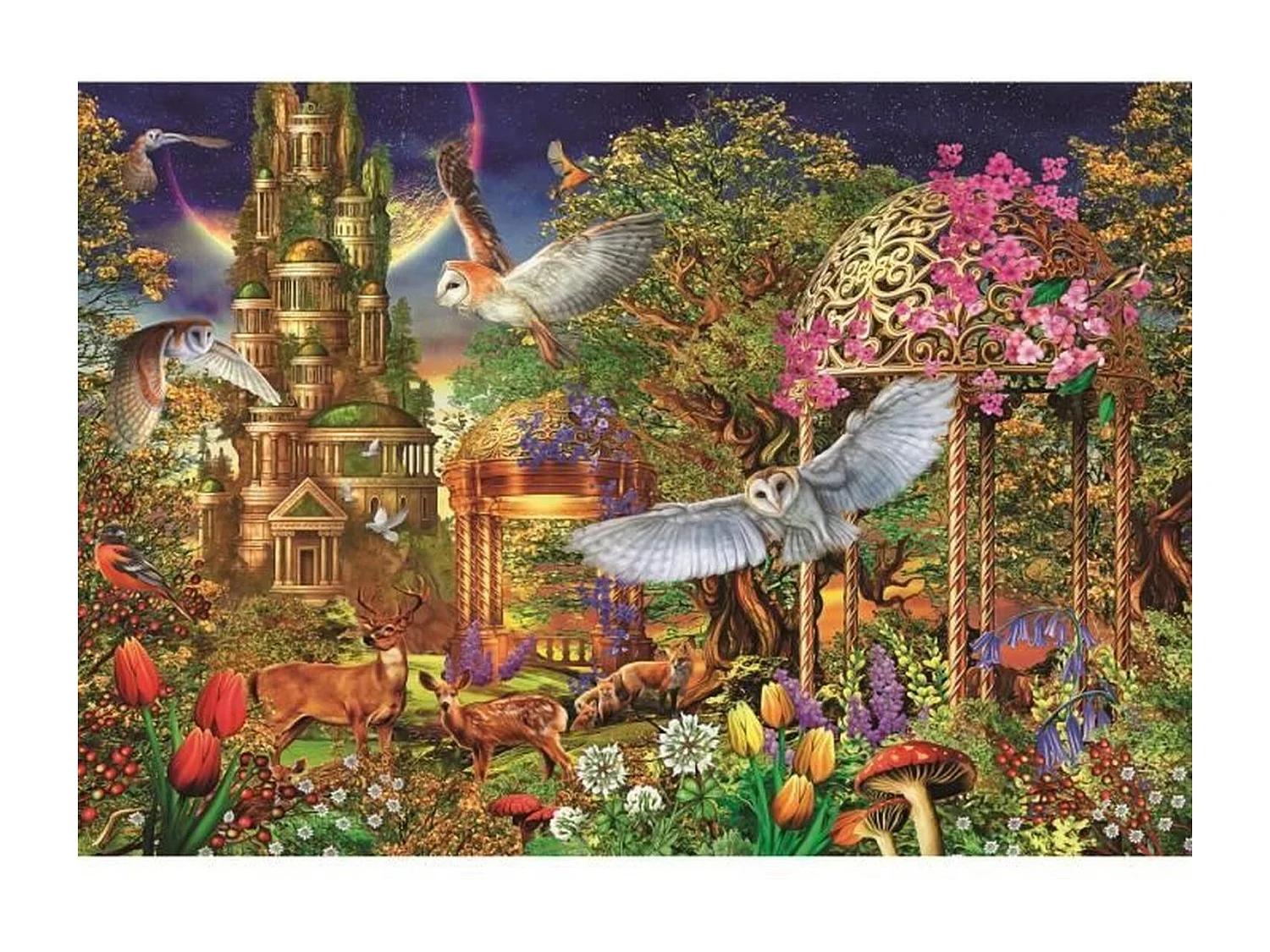 Clementoni - 1500 p Woodland Fantasy - 59,2 x 84,3 cm