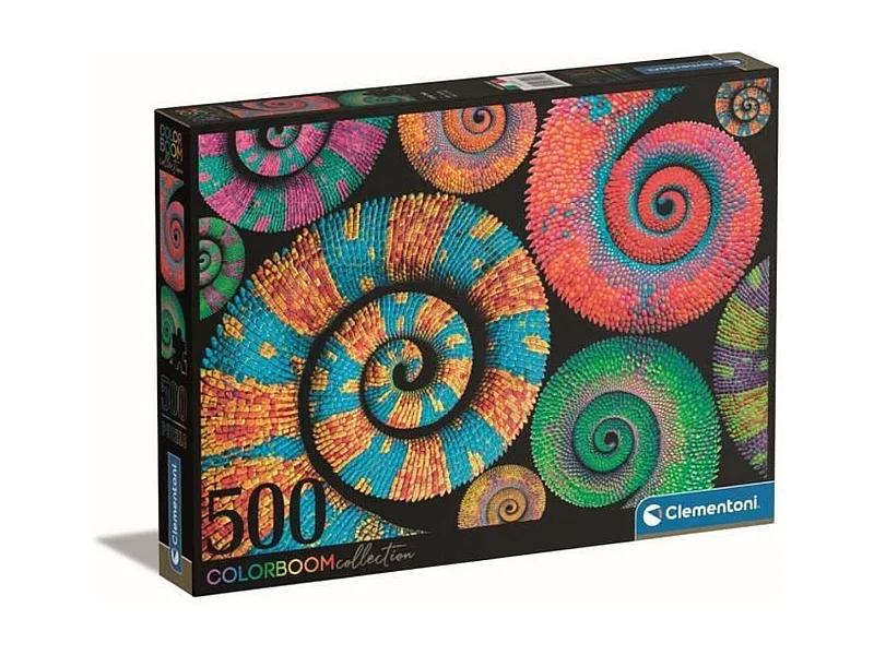Clementoni - 500 stuks Colorboom Curly - 49 x 36 cm