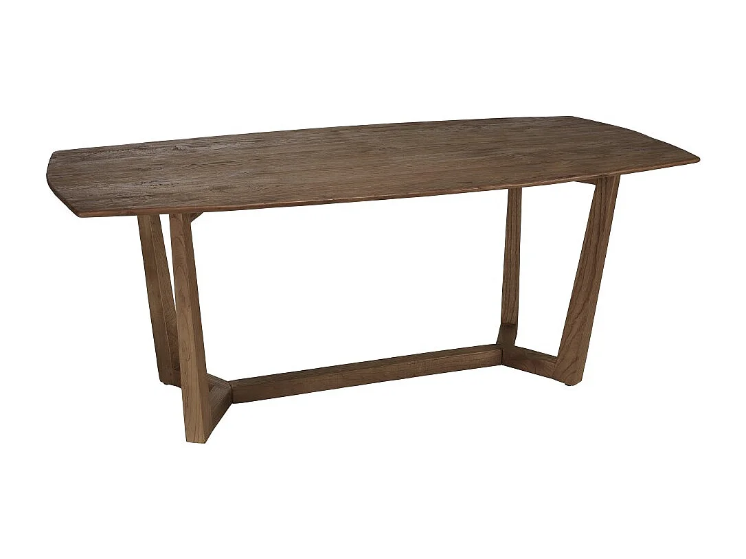 ROMY - Table à manger rectangulaire 200x100cm bois de mindi