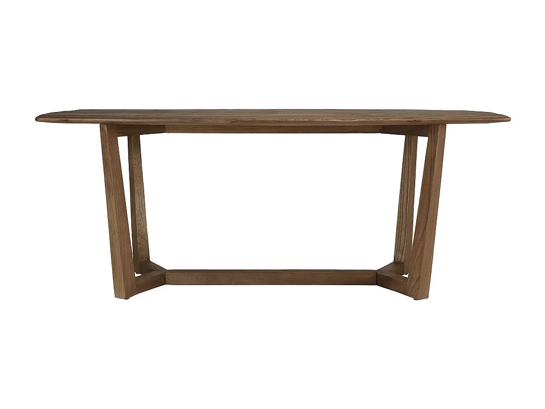 ROMY - Table à manger rectangulaire 200x100cm bois de mindi