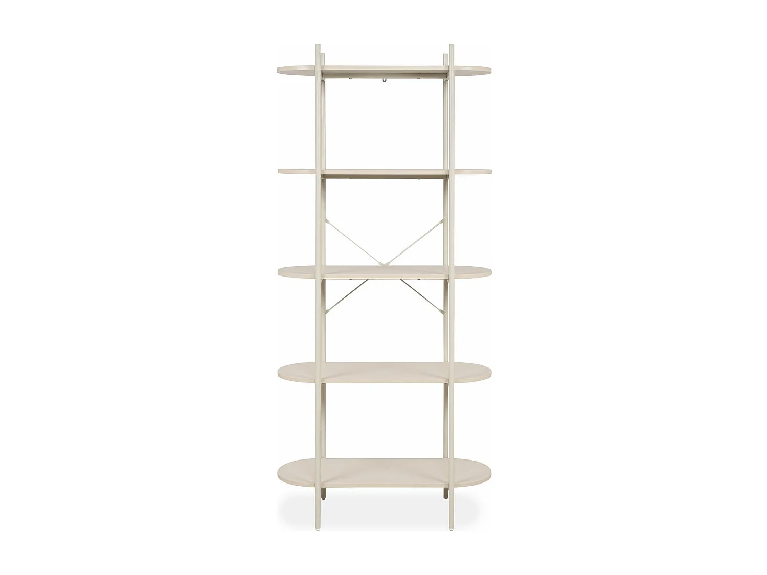 Etagère 5 niveaux beige 80 cm - Vara