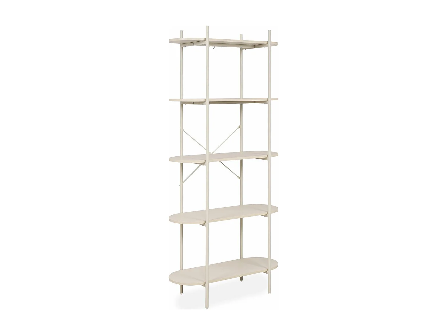 Etagère 5 niveaux beige 80 cm - Vara