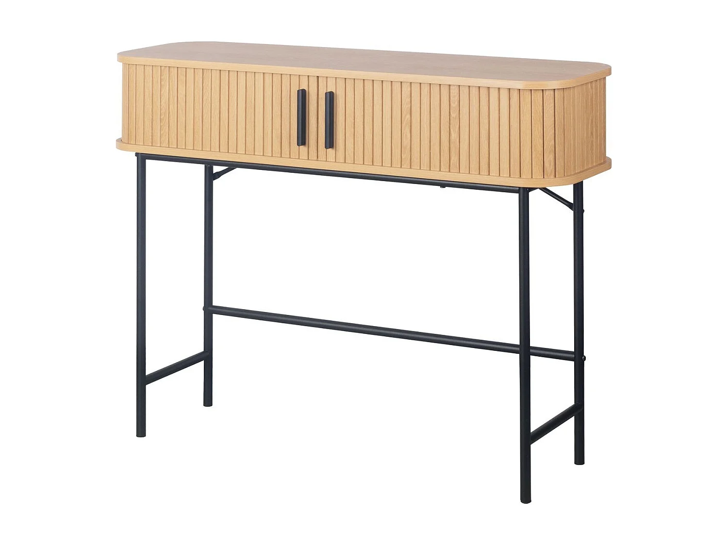 Console 2 portes effet Chêne 100 cm - Sora