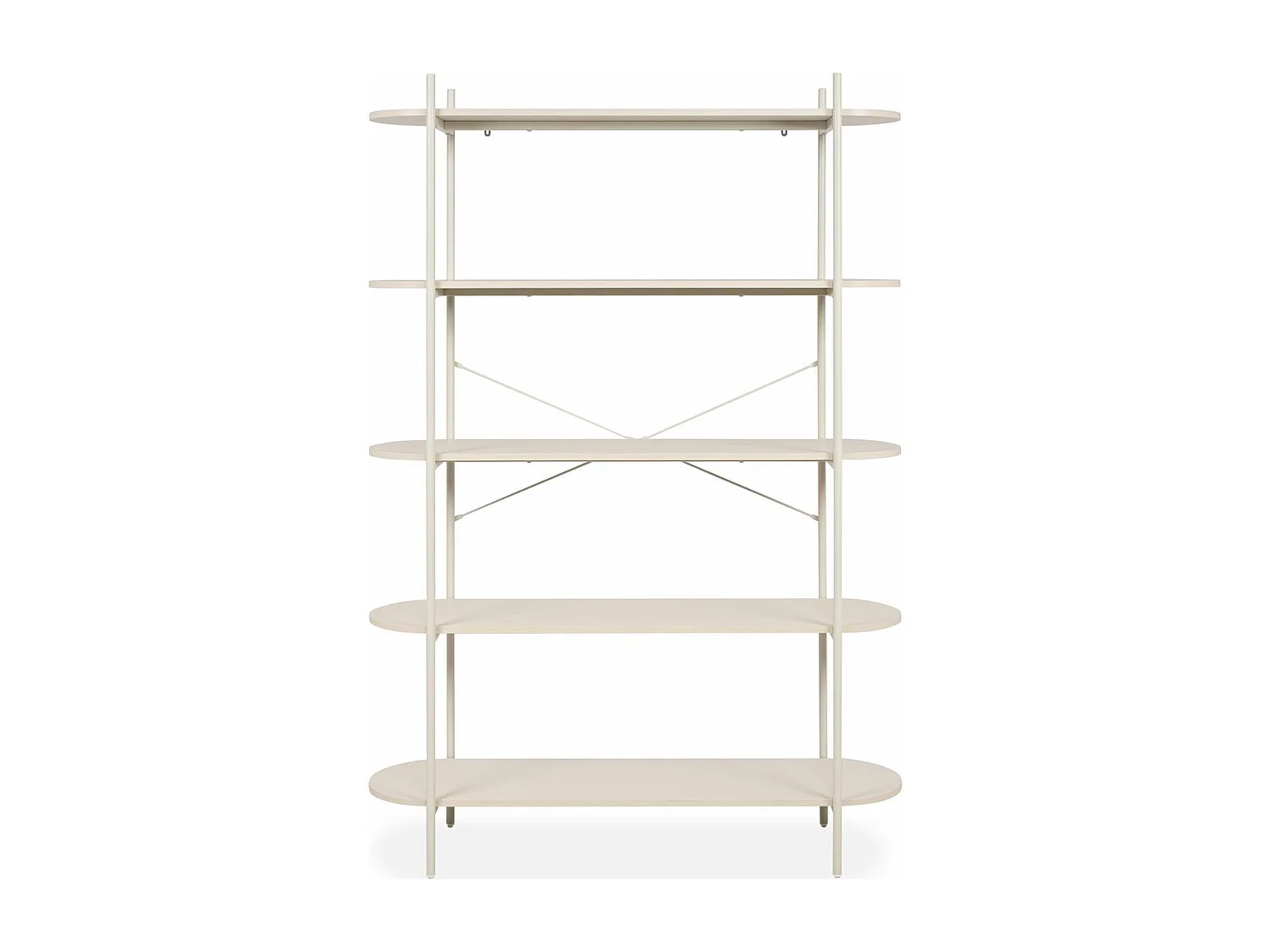 Etagère 5 niveaux beige 120 cm - Vara