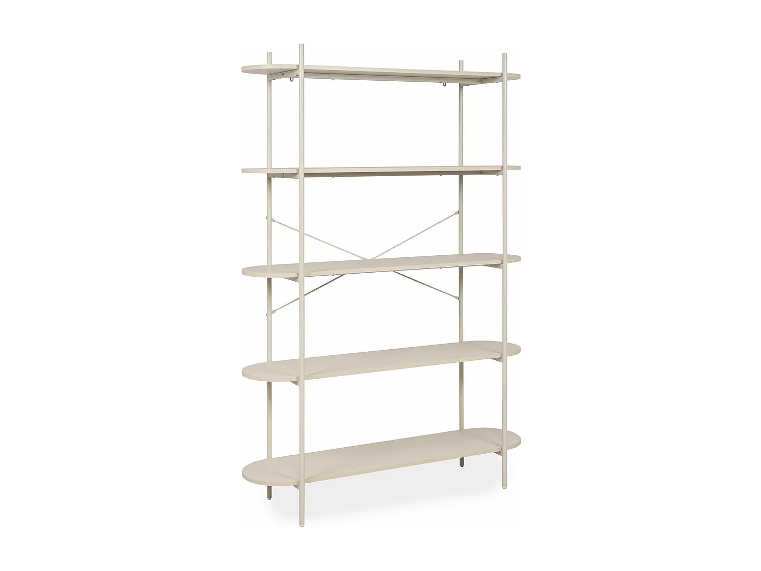 Etagère 5 niveaux beige 120 cm - Vara