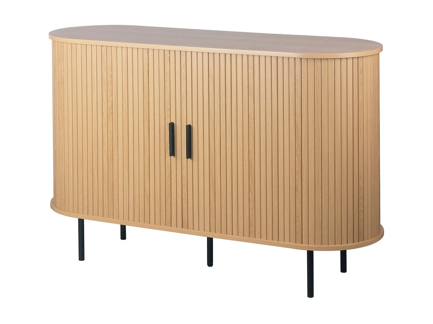 Buffet 2 portes effet Chêne 120 cm - Sora