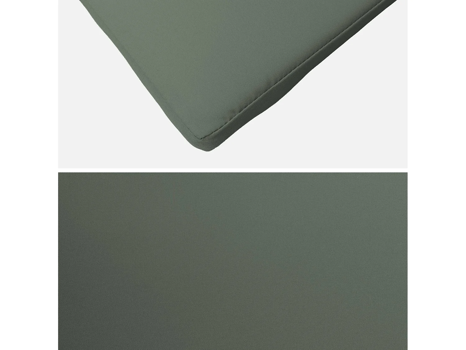 Set 2 coprisedili per lettino prendisole, verde kaki