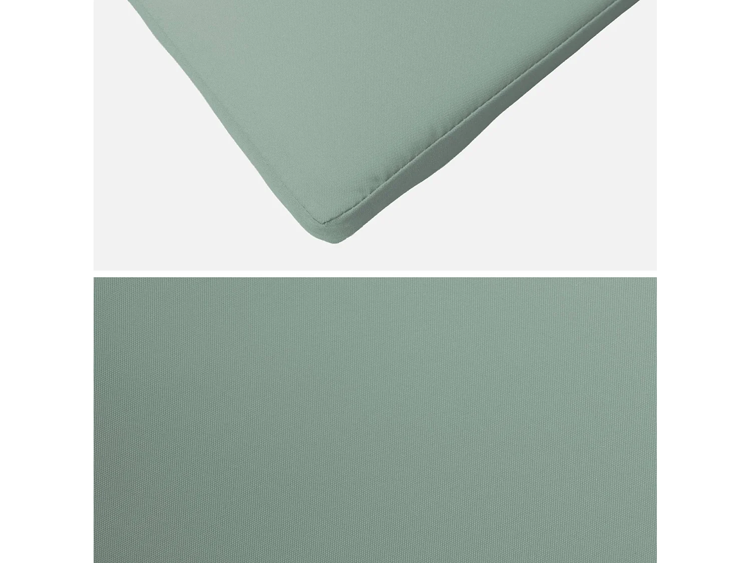 Set 2 coprisedili per lettino prendisole, verde grigio