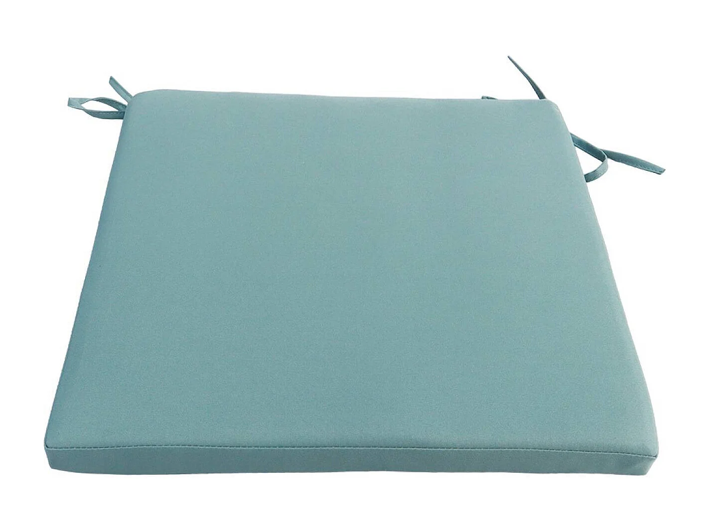 Lot de 4 coussins pour chaise de jardin vert de gris - Elva