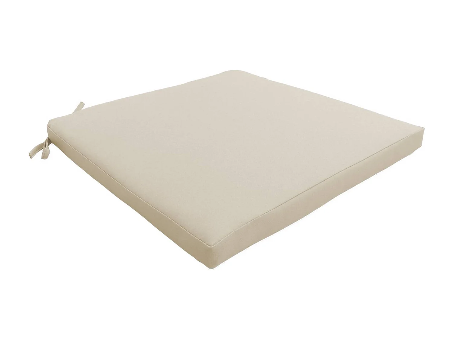 Lot de 4 coussins pour chaise de jardin beige - Elva