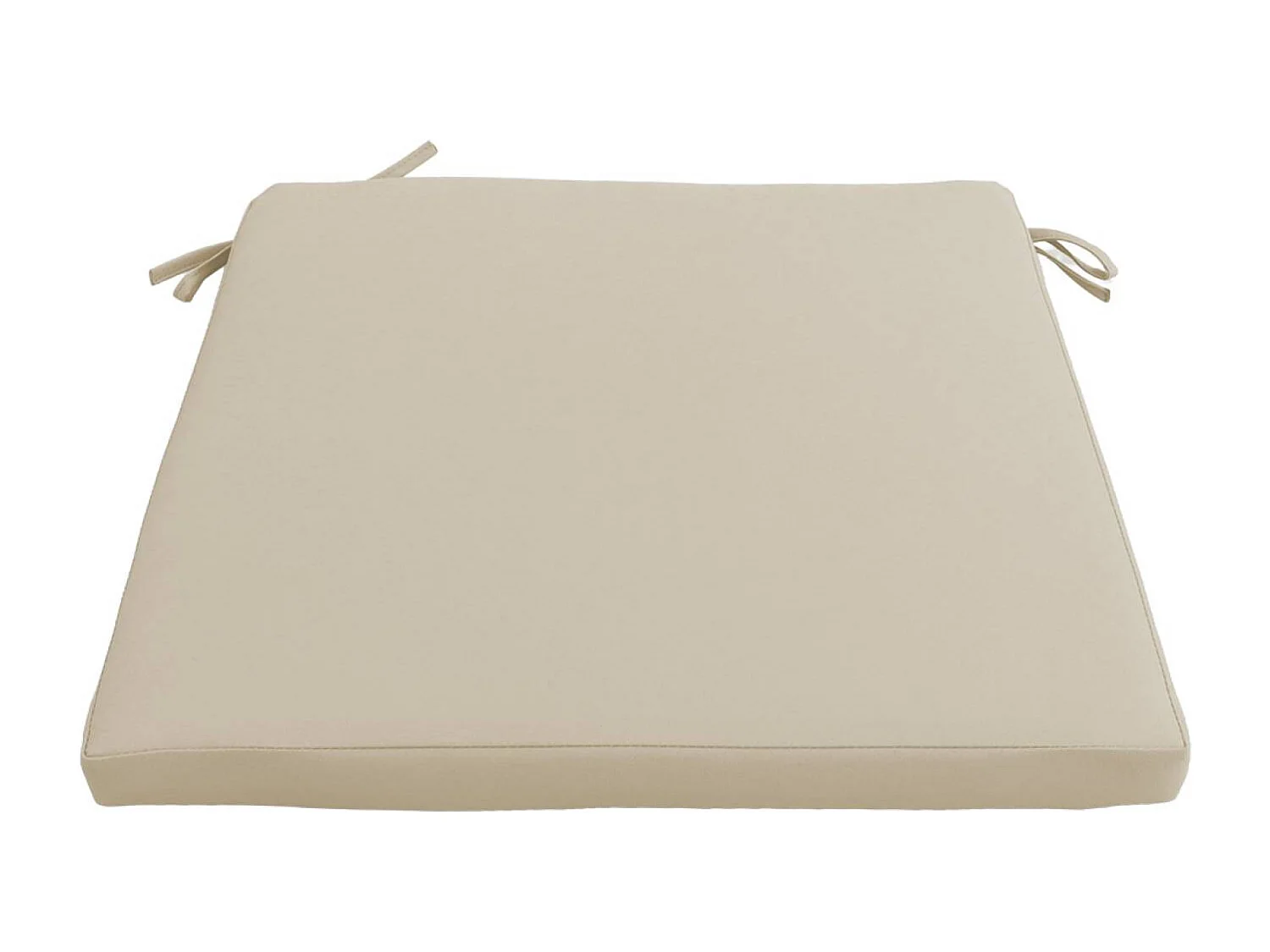 Lot de 4 coussins pour chaise de jardin beige - Elva