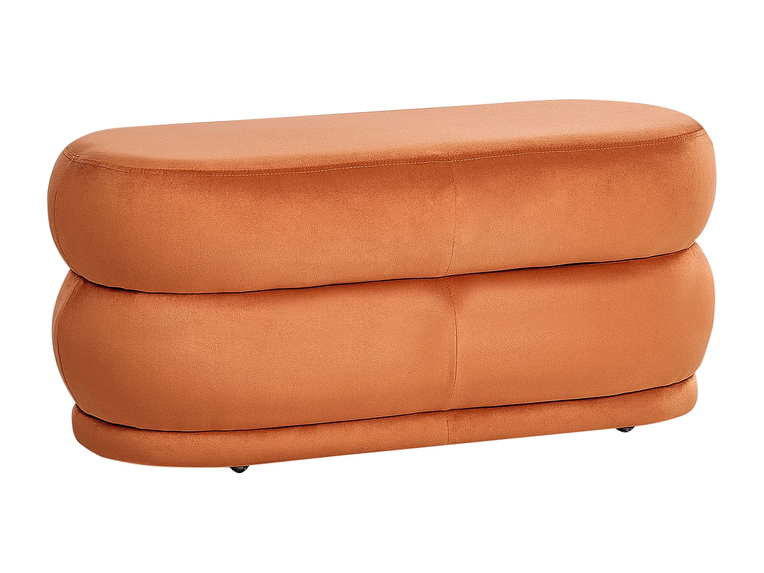 Banco ELLENDALE Veludo Laranja