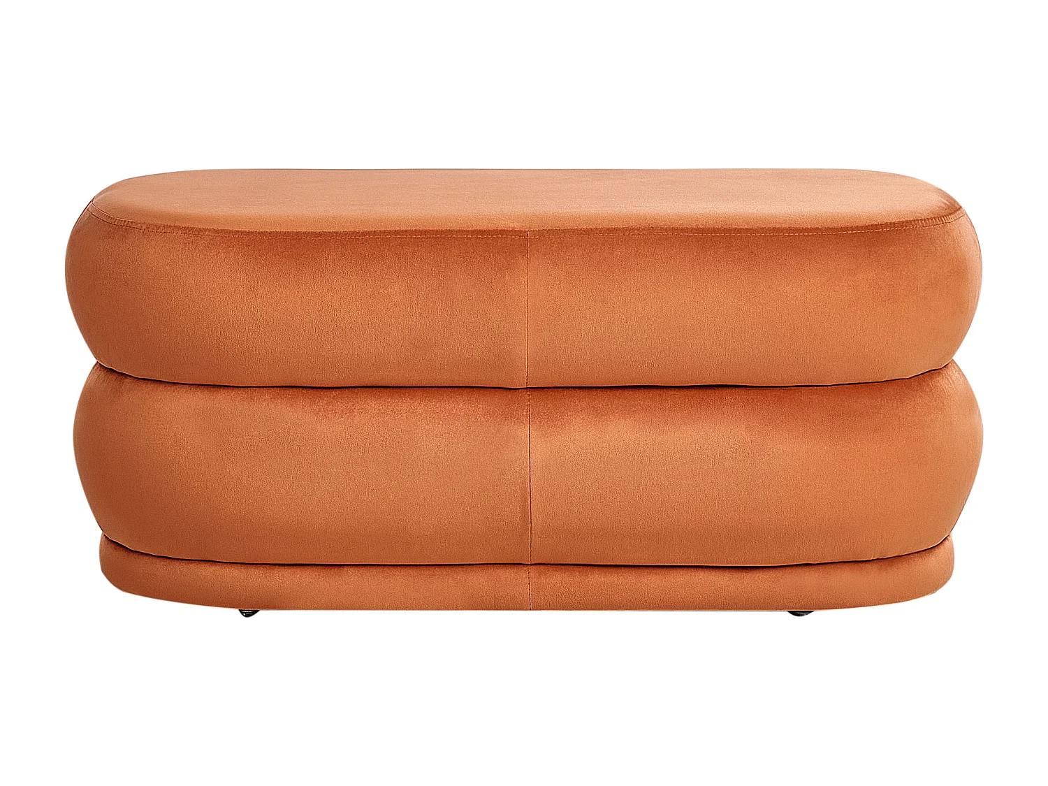 Banco ELLENDALE Veludo Laranja
